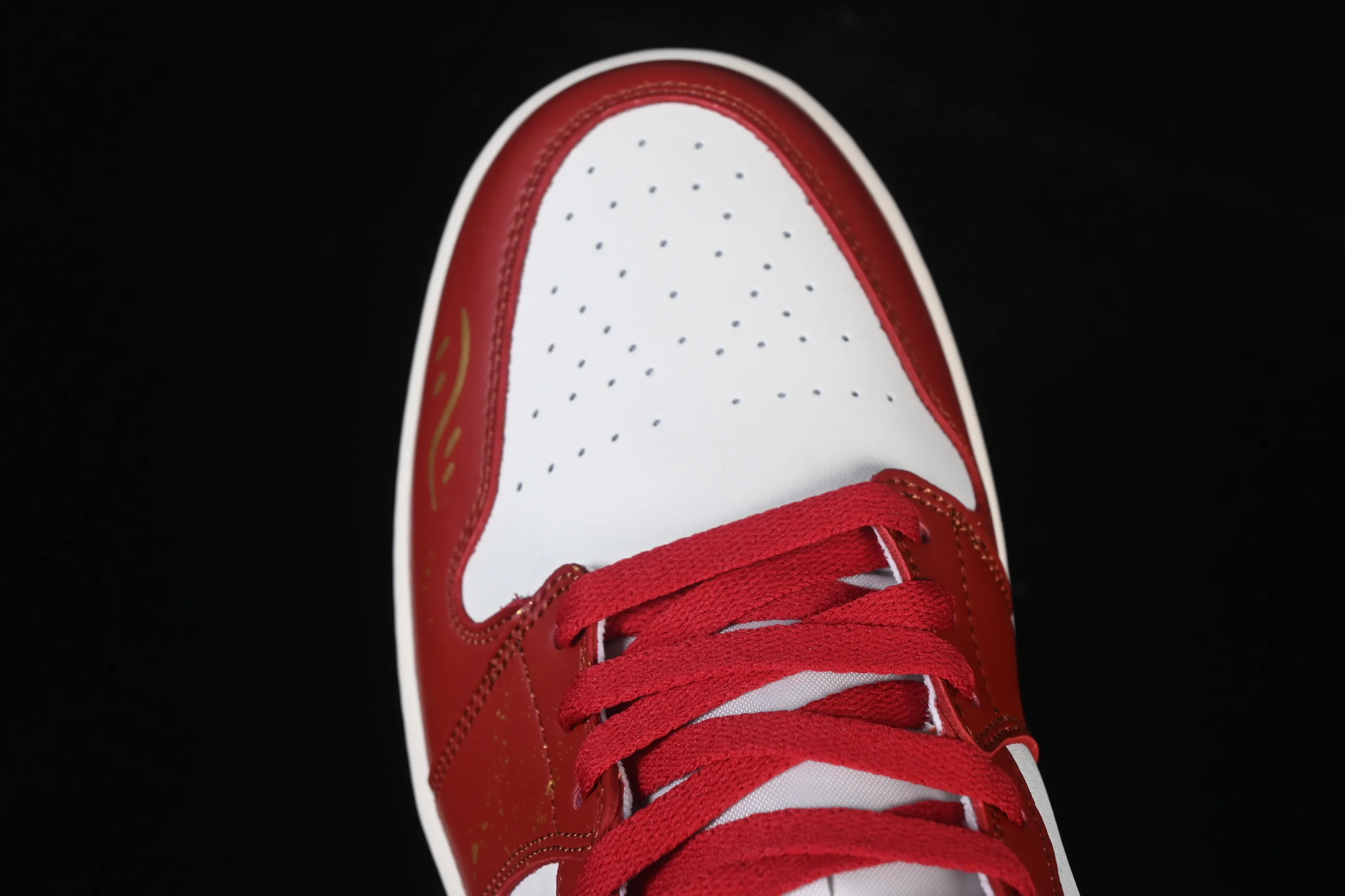 All Categories Air Jordan Jordan Series Basketball Shoes Air Jordan 1 Mid Air Jordan 1 Mid AJ1 Joe 1 Year of the Horse Limited Chinese Cultural Leisure Sneakers DQ8426-105